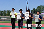 奥野翔也君、男子共通400mで優勝！