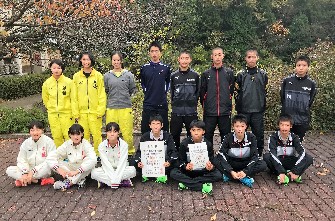 県中学駅伝　健闘！男子総合6位入賞