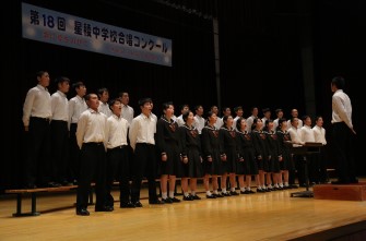 合唱コンクールを行いました。