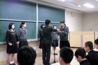 3学期終業式を行いました。