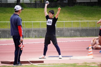 陸上競技部　2名が県体出場へ!!