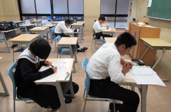 英語検定を行いました。
