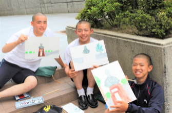 写生大会を行いました。