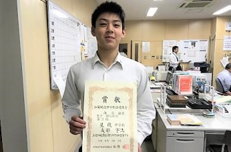 体操部　友部くん加賀地区個人総合第3位!!