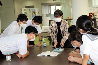 中学ESS部　金沢星稜大学の留学生と交流！