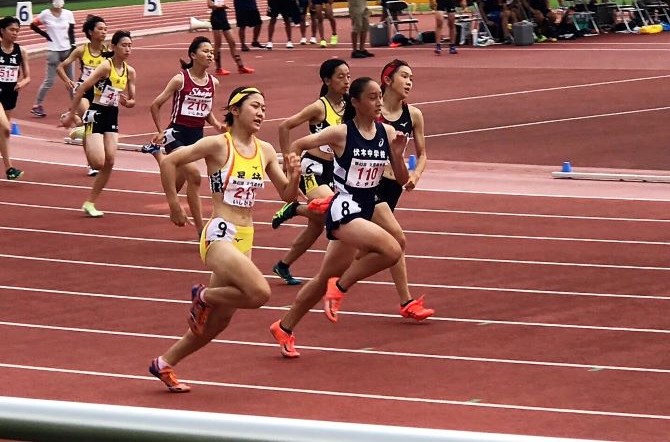 陸上競技部若松さん 北信越６位！