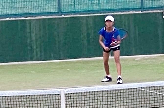 テニス部中森さん　石川県中学生テニス選手権大会で4位入賞！
