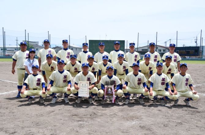野球部 加賀地区中学校体育大会兼県体予選会で優勝！