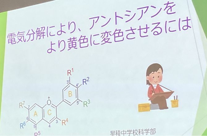 科学部　第38回石川地区中学高校生徒化学研究発表会で奨励賞を受賞しました！