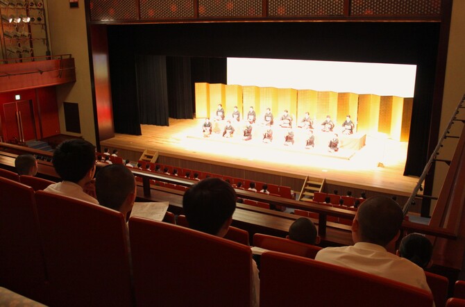 2年生　金沢素囃子鑑賞会に参加！
