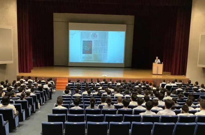 講演会・1学期 終業式を行いました！