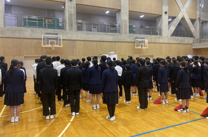前期 生徒会 会長選挙を行いました。
