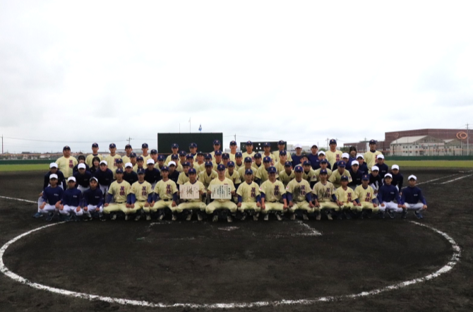 野球部　第37回春季加賀地区中学校野球大会Ｂブロック優勝！