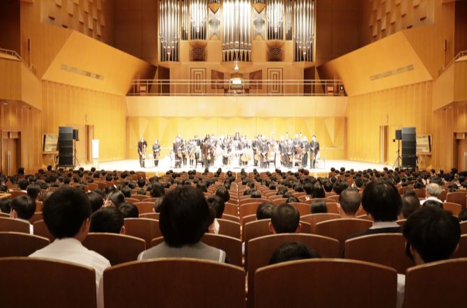 中学1年生　オーケストラ鑑賞会に行ってきました。