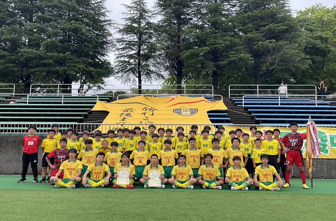 サッカー部 加賀地区大会　優勝！