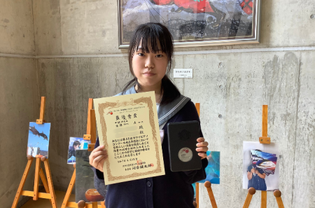 中学3年生　西尾 英玲奈さん　第58回カワイ音楽コンクール中部本選会 ピアノソロ部門Aコース 最優秀賞！