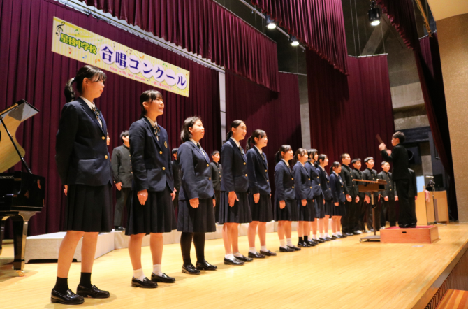 合唱コンクールを行いました！