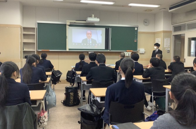 3学期始業式を行いました。
