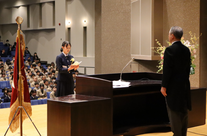 第51回卒業証書授与式を挙行しました。