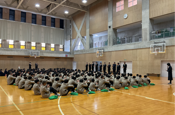 2026年度　第１学期始業式を行いました。