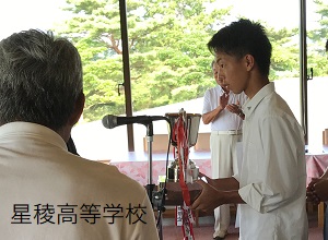 ゴルフ部 辻君　県ジュニアで優勝！