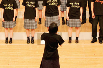 合唱部 全日本合唱コンクール県大会で銀賞。