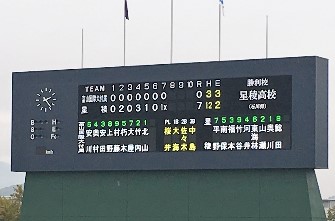 [北信越地区高等学校野球大会]　野球部、決勝戦進出！