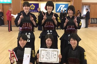 女子剣道部　県選抜大会で第3位！