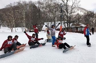 高校2年生Pコース　スノーボード実習を行いました。
