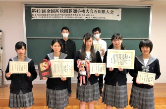 囲碁部　女子団体　全国大会出場が決定！！