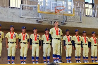第100回全国高等学校野球選手権記念大会出場激励会を行いました。