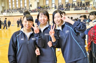 高校1･2年生　冬季体育大会を実施しています！