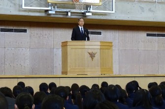 2学期の終業式を行いました。