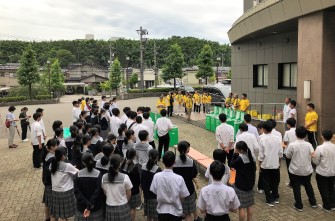 星稜高校近辺のボランティア清掃活動を実施しました。