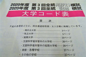 高校３年生　進学模擬試験が行われました。