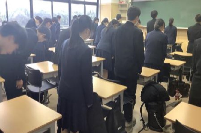 2学期終業式を行いました。