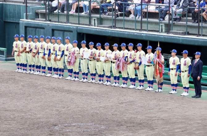 野球部　3季連続45回目の優勝！