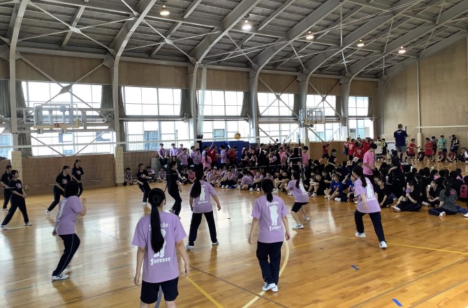 高校1・2年生　体育大会を行いました。
