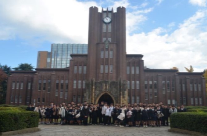 高校1年生Aコース　関東方面への研修旅行が行われました。