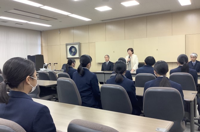 全国大会出場激励会が行われました。