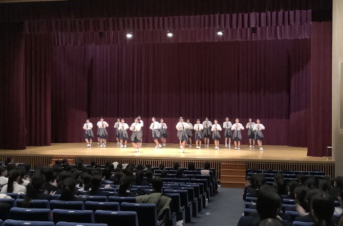 高校1・2年生　体育大会を行いました。
