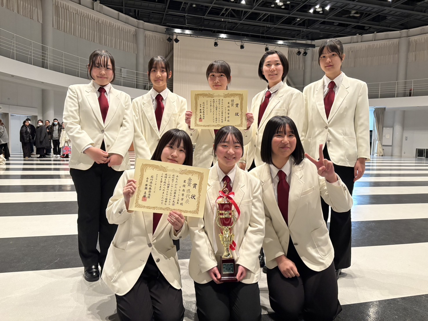 吹奏楽部　アンサンブルコンテスト　金賞＆銀賞！
