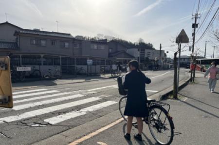 全学年の生徒が自転車安全教室を受講しました。