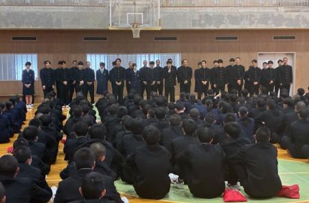 Pコース対面式を行いました。