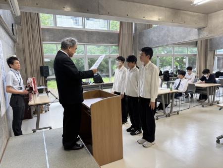 囲碁部　小早川 拓海さん 全国高校囲碁選手権大会石川県大会にて個人準優勝！