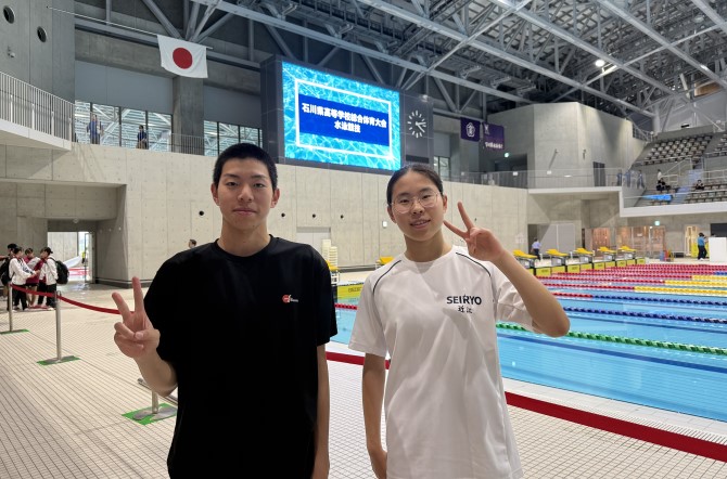 水泳部　北信越大会出場が決定しました！