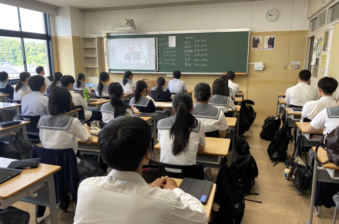 2学期始業式を行いました。