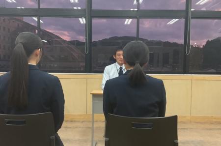 高校3年生　第2回進学模擬面接を実施しました。