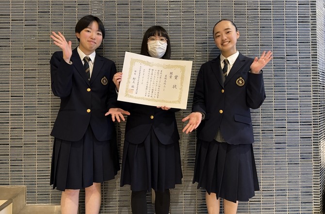 合唱部　第38回石川県高等学校ヴォーカルアンサンブルコンテストA重唱部門で銀賞を獲得！

