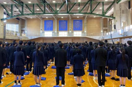 1学期始業式を行いました。
